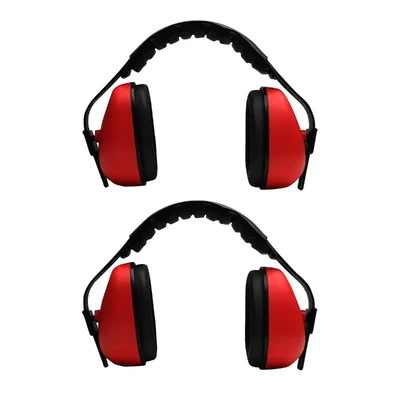 Karam High Noise Reduction Adjustable, Comfortable & Lightweight Safety Ear Muff (EP21) (Pack of - 2)