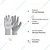 KARAM ProKut HS31 13 Guage 100% polyester liner, Nitrile Coating Gloves(Pack-1 pair)