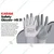 KARAM ProKut HS31 13 Guage 100% polyester liner, Nitrile Coating Gloves(Pack-1 pair)