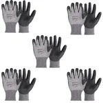 KARAM HS51 Pack of 5 PU Coating Cut Resistant Safety Gloves For Industrial Use
