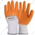 Karam HS11 Pack of 10 Latex Orange and White Safety Gloves For Industrial Use