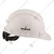 Karam Pack of 4 White ISI Marked Ratchet Type Construction Safety Helmet for Men, with Adjustable Chin Strap (PN521)