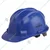 Karam PN521 Pack of 10 Blue ISI Marked Ratchet Type Construction Safety Helmet for Men, with Adjustable Chin Strap