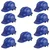 Karam PN521 Pack of 10 Blue ISI Marked Ratchet Type Construction Safety Helmet for Men, with Adjustable Chin Strap