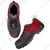 KARAM Red & Grey Safety Shoe With Excellent Grip, Comfort And Slip Resistance (FS213)(Size-4,Pack-1)