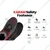 KARAM Red & Grey Safety Shoe With Excellent Grip, Comfort And Slip Resistance (FS213)(Size-4,Pack-1)
