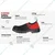 KARAM Red & Black Safety Shoe With Excellent Grip, Comfort And Slip Resistance (FS202)(Size-4,Pack-1)