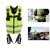 KARAM Reflective Green Vest Harness With 3 Adjustment & 2 Attachment Points (PN 20 RG)
