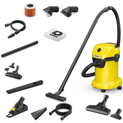 Karcher 19 Liters 1000 W Wet and Dry Vacuum Cleaner With Standard Accessories (WD 3 V-19/4/20)