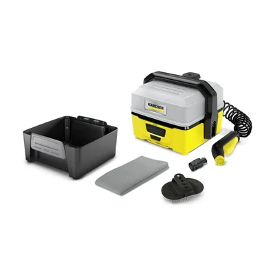 Karcher OC3 Portable Mobile Cleaner, 7L, Rechargeable, For Camping, Car, Pet, Shattaf, Shower, Bike