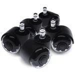 KARP 2 Inch Plunger Double Wheel Office & Gaming Chair Caster Wheels, Safe for All Floors and Carpets