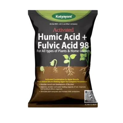 Katyayani Activated Humic Acid + Fulvic Acid 98 | Organic Fertilizer | 400 gm