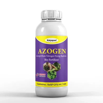 Katyayani Azogen | Azospirillum | Nitrogen Fixing Bio Fertilizer | 1 liter(Pack-1 x 1 liter)