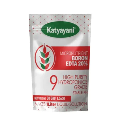 Katyayani Boron 20% EDTA-Fertilizer | Hydropnic Fertilizer | 30 gm(Pack-1 x 30 gm)