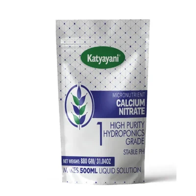 Katyayani Calcium Nitrate | Hydroponics Fertilizer | 880 gm(Pack-1 x 880 gm)