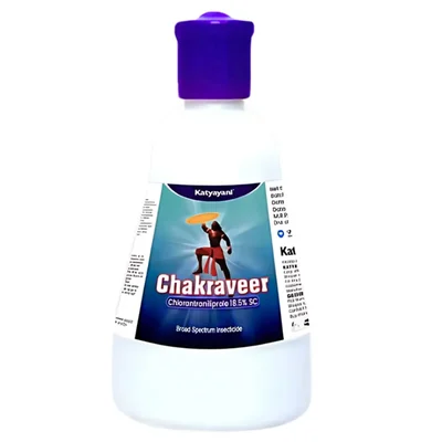 Katyayani Chakraveer | Chlorantraniliprole 18.5% SC | Chemical Insecticide | 150 ml(Pack-1 x 150 ml)