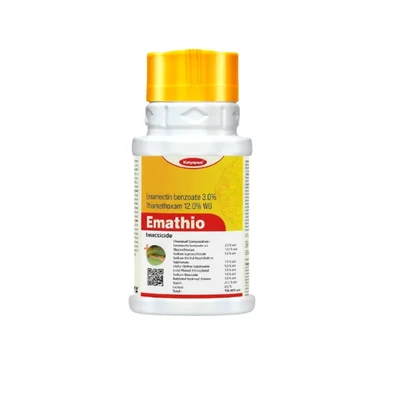 Katyayani Emathio | Emamectin Benzoate 3% + Thiamethoxam 12% wg | Chemical Insecticide(Pack-100 gm)