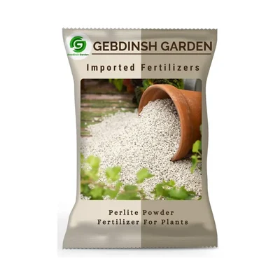 GEBDINSH Horticultural Perlite Powder 500 Gram for Garden Plants Soil Aeration Drainage Moisture Retention