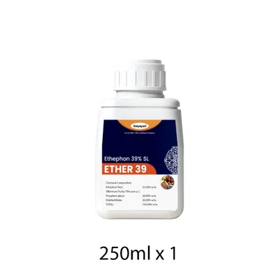 Katyayani ETHER 39 (Ethephon 39% SL) | Plant Growth Regulator | 250 ml(Pack-1 x 250 ml)