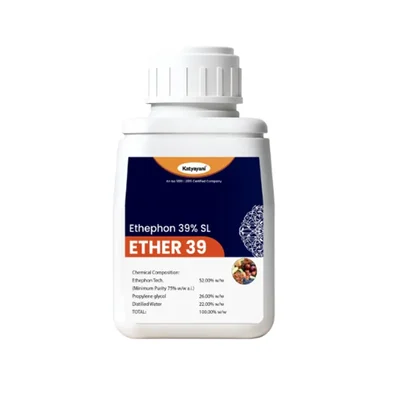 Katyayani ETHER 39 (Ethephon 39% SL) | Plant Growth Regulator | 1 liter(Pack-1 x 1 liter)