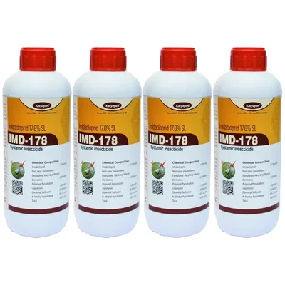 Katyayani IMD 178 | Imidacloprid 17.8% SL | Chemical Insecticide | 250 ml(Pack-4 x 250 ml)