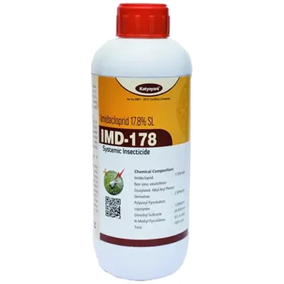 Katyayani IMD 178 | Imidacloprid 17.8% SL | Chemical Insecticide | 1 liter(Pack-1 x 1 liter)