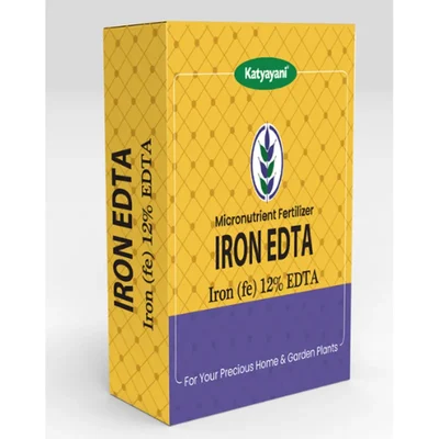 Katyayani Iron EDTA, Fe 12% EDTA Fertilizer, Micronutrient Fertilizer for Flowering Plants(Pack-500 GM (500 GM x 1))