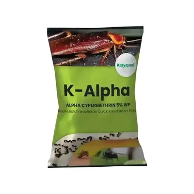 Katyayani K-Alpha AlphaCypermethrin 5% WP Insecticide, Effective Control Against Adult Mosquitoes and Various Household Insects(Size-1 KG ( 1 KG x 1 ))