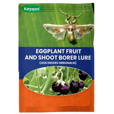 Katyayani Eggplant Fruit & Shoot Borer Lure | Leucinodes Orbonalis(Quantity-5 packets)