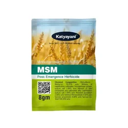 Katyayani MSM | Metsulfuron methyl 20% WP | Chemical Herbicide | 8 gm(Pack-3 x 8 gm)