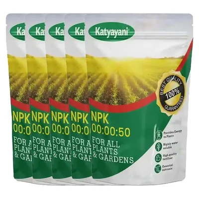 Katyayani Potassium Sulphate | NPK 00-00-50 Fertilizer | 1 kg(Pack-5 x 1 kg)