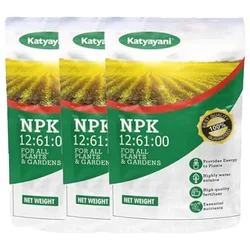 Katyayani NPK 12-61-00 Fertilizer | NPK Fertilizer | 1 kg(Pack-3 x 1 kg)
