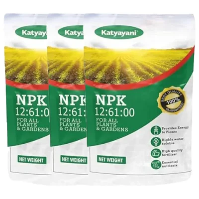 Katyayani NPK 12-61-00 Fertilizer | NPK Fertilizer | 1 kg(Pack-3 x 1 kg)