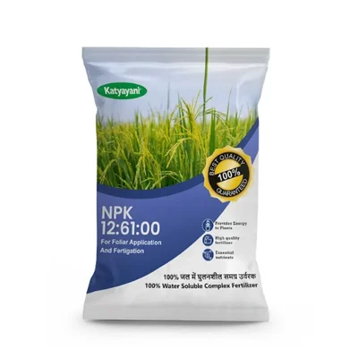 Katyayani NPK 12-61-00 Fertilizer | NPK Fertilizer | 1 kg(Pack-3 x 1 kg)