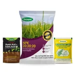 Katyayani NPK 20-20-20 with 2 Sample Mix Micronutrients and Organic Humic Acid | 3 in 1 Pack | 1 kg