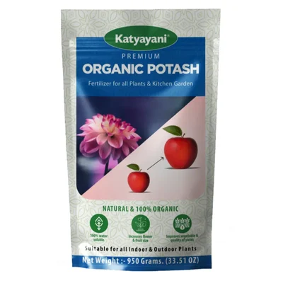 Katyayani Organic Potash Fertilizer | Organic Fertilizer for Crops | 950 gm(Pack-1 x 950 gm)