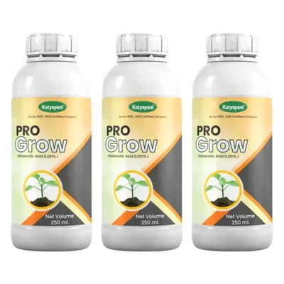 Katyayani PRO GROW (GIBBERELLIC ACID 0.001% L) | Plant Growth Regulator | 750 ml