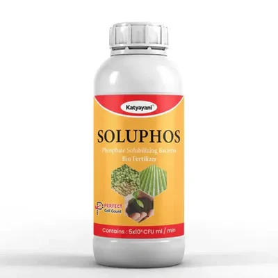 Katyayani Soluphos | Phosphate Solubilizing Bacteria | Bio Fertilizer | 1 liter(Pack-1 x 1 liter)
