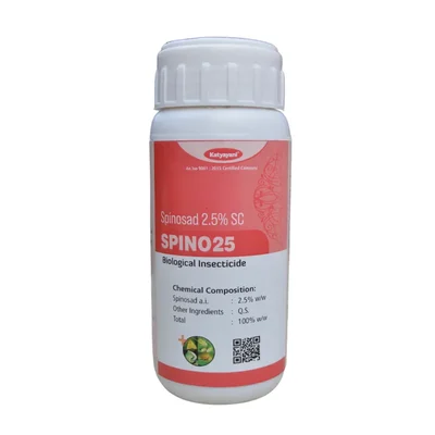 Katyayani Spino 25 | Spinosad 2.5% SC | Chemical Insecticide | 100 ml(Pack-1 x 100 ml)