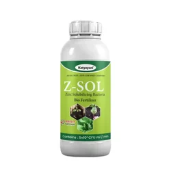 Katyayani Z-SOL | Zinc Solubilizing Bacteria | Bio Fertilizer | 1 liter(Pack-1 x 1 liter)