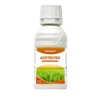 Katyayani AZOTRI PRO | Advanced Dual-Action Fungicide for Complete Rice Disease Protection(Quantity-Pack of 100ml(100ml x 1))