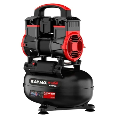 Kaymo 10L Oil Free Air Compressor with 1.5 HP Copper Winding Motor (K-110 FCR)