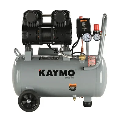 Kaymo 24L Oil free Sound Less Air Compressor With 1.5 HP Copper Winding Motor (K-124FC)