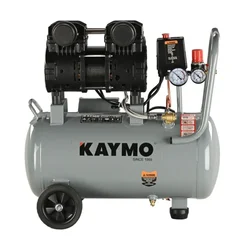 Kaymo 24L Oil free Sound Less Air Compressor With 1.5 HP Copper Winding Motor (K-124FC)