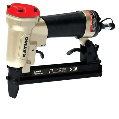 Kaymo  Pneumatic Stapler 3-16mm Rear Exhaust Curved Trigger (PRO-PS8016V2)