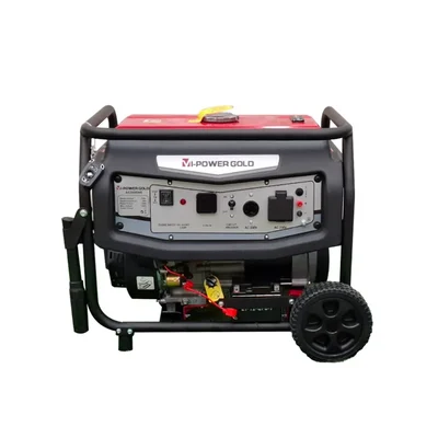 Vi Power Gold 3 KVA Single Phase Electric/Remote Start Portable Petrol Generator, 15 L Fuel Tank (AG3000WE-V)