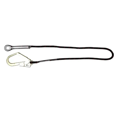 ISSAFE (ISF-74) Kernmantle Rope Lanyard With One Side Loop and Scaffolding Hook