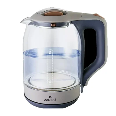 Zanibo Electric Kettle (Model ZEKG-2020) with 1 Year Warranty