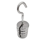 SBT Instruments Slotted Weight Set- 1 Hanger & 4 Chrome Plated Iron Weights (50gx5) for Experiments