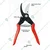 AGT Garden Tools Combo Kit of a 2 inch Khurpi, a Heavy-Duty Pruning Shears and a Big Hand Trowel (3 Tools)